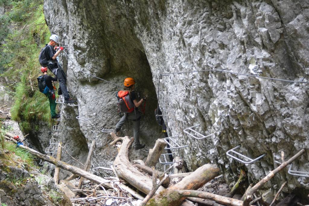 kysel via ferrata klettersteig